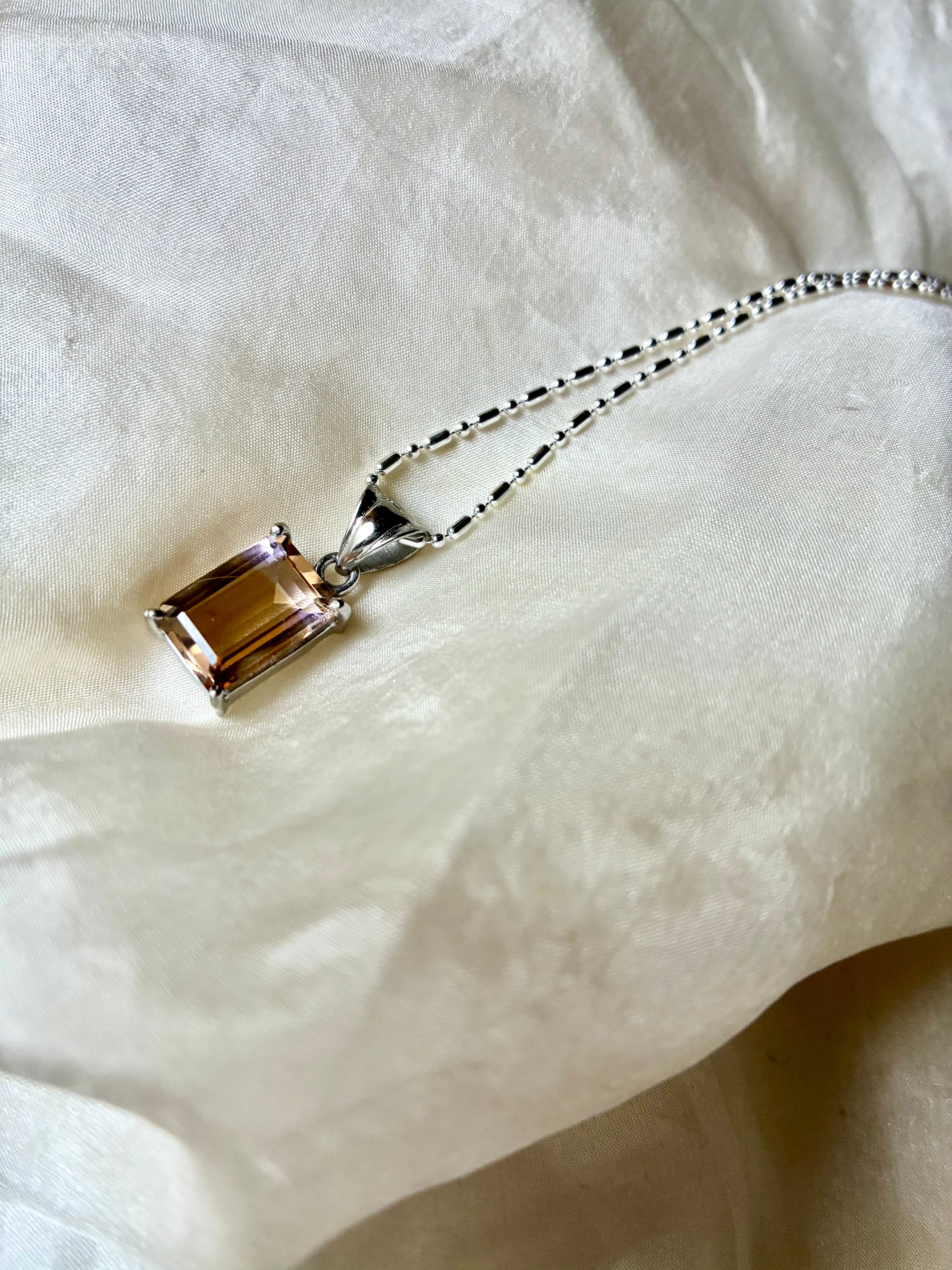 Ametrine〜安定〜  necklace