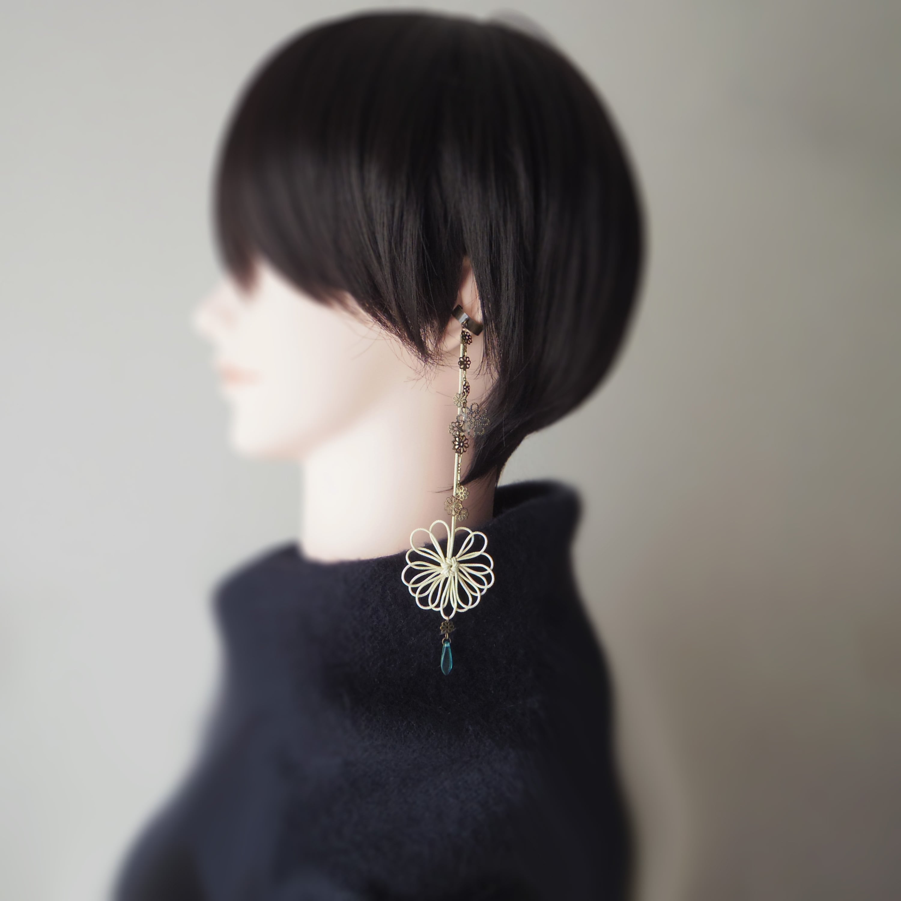 かたっぽイヤーカフ「憂やわやわと」