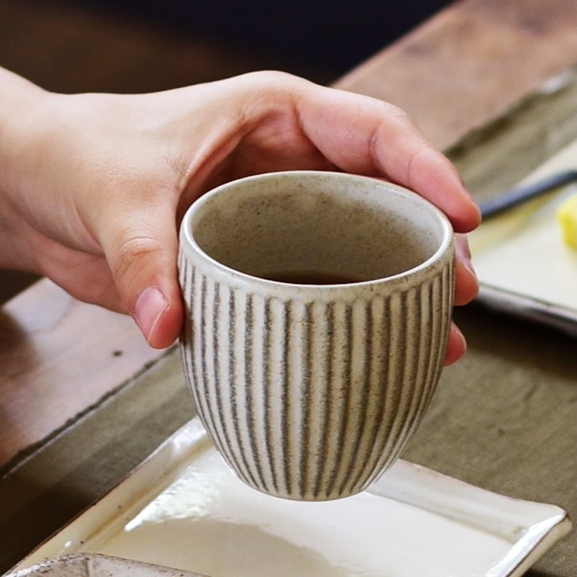 STUDIO M' 鎬文 丸湯呑み