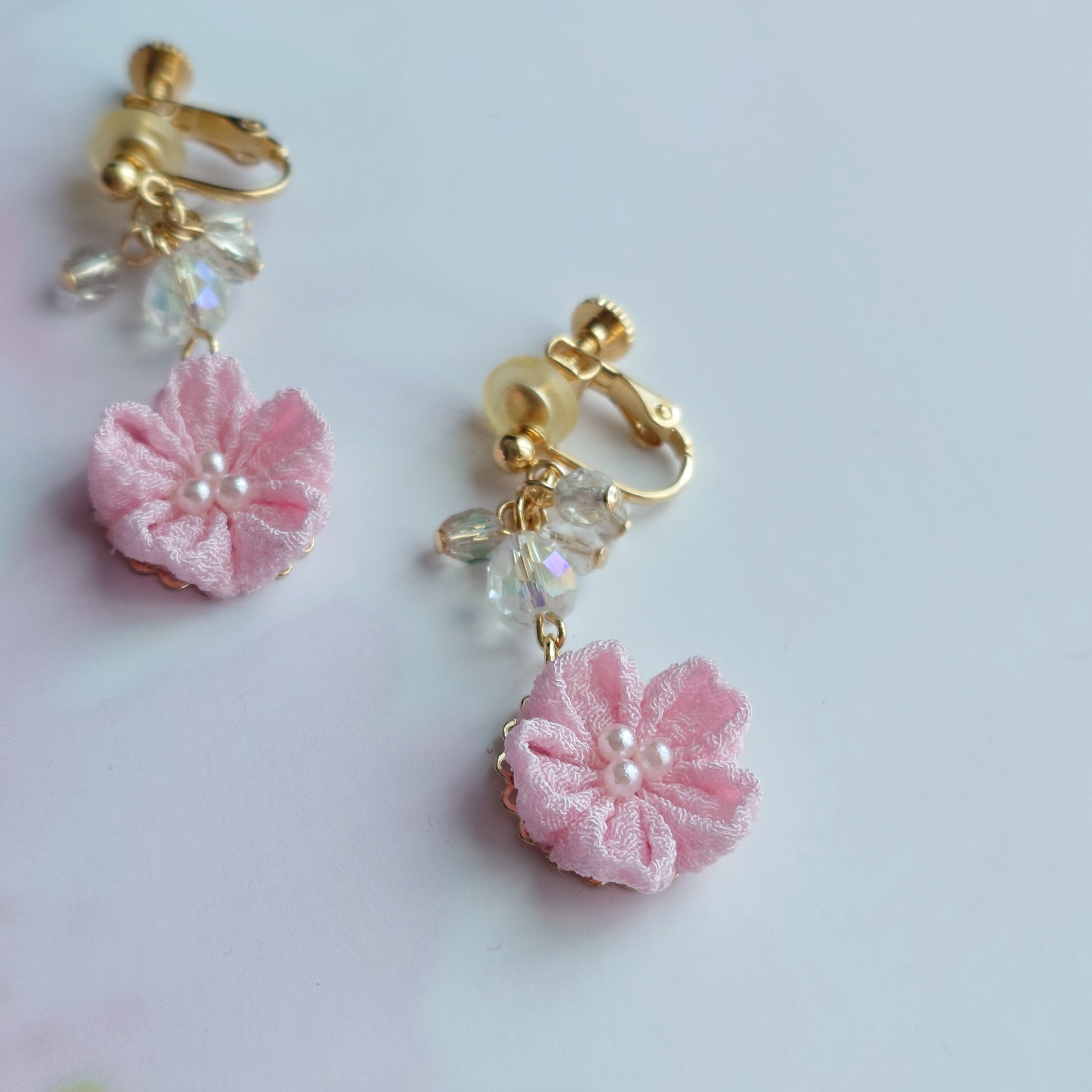 つまみ細工の桜 イヤリング/ピアス | PAY ID