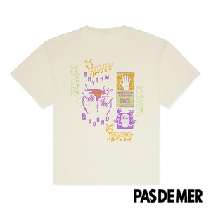【PAS DE MER/パドゥメ】BONGOS TEE Tシャツ / CREAM / SS24-12104