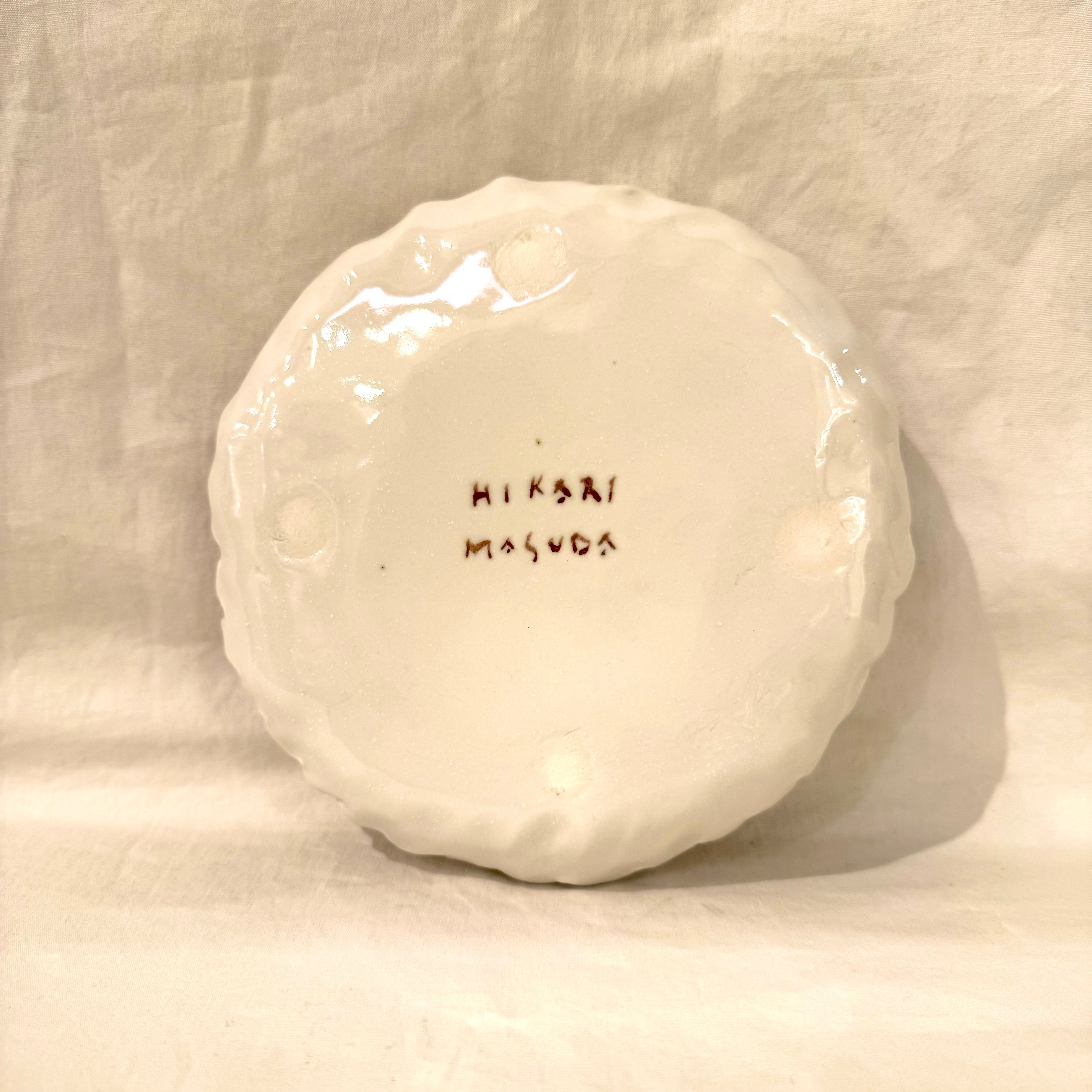 増田光 / くま顔皿【L～P】 | cafe&books bibliotheque ONLINE STORE