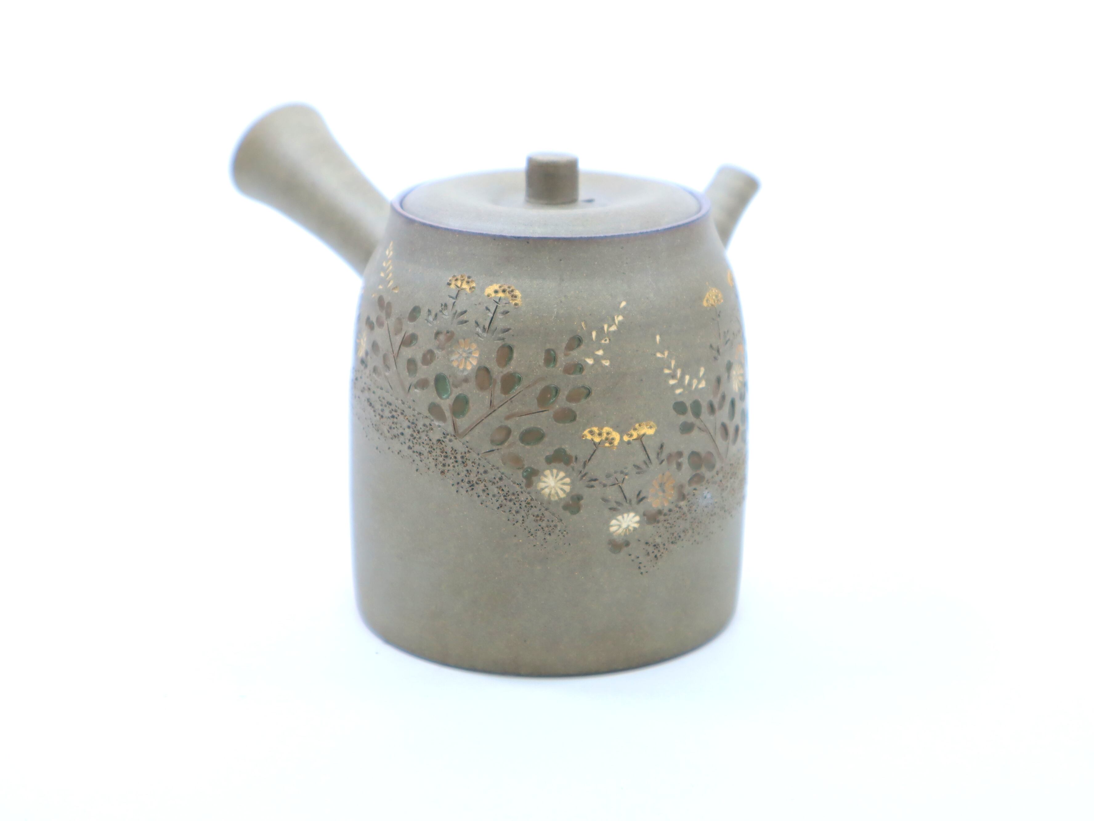 ノーブランド品常滑焼昭龍黄花急須茶器茶道具茶注煎茶道具, m94243717396