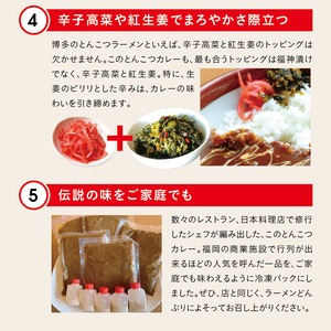 博多名物とんこつカレー 4個入（冷凍）