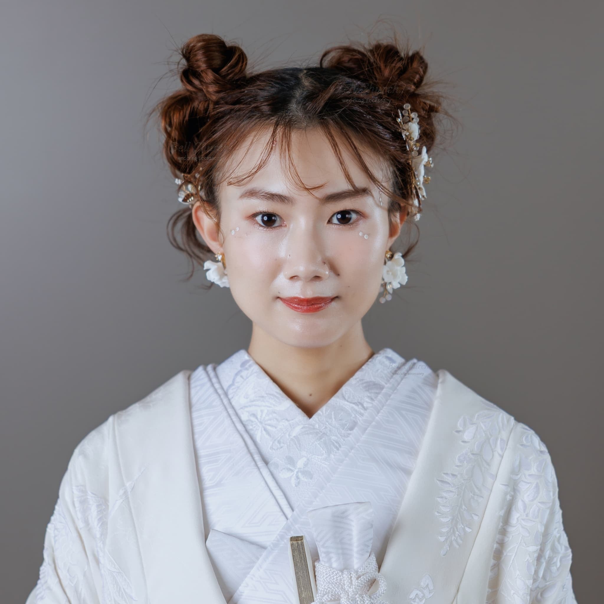 ヘアコーム 3点セット | 小枝アクセサリー | お花モチーフ