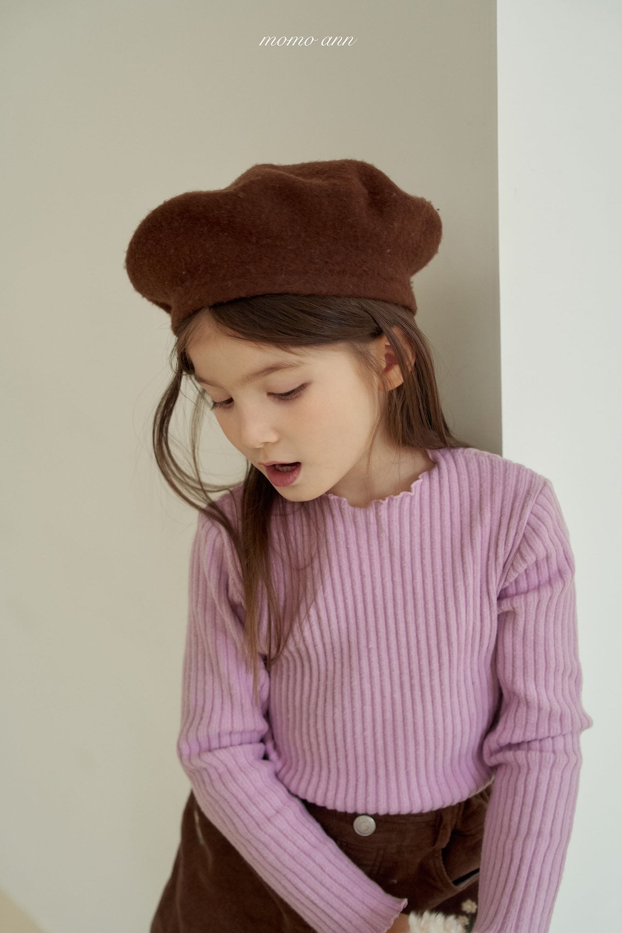 【予約】Cozy Ribbed Tee / momo ann