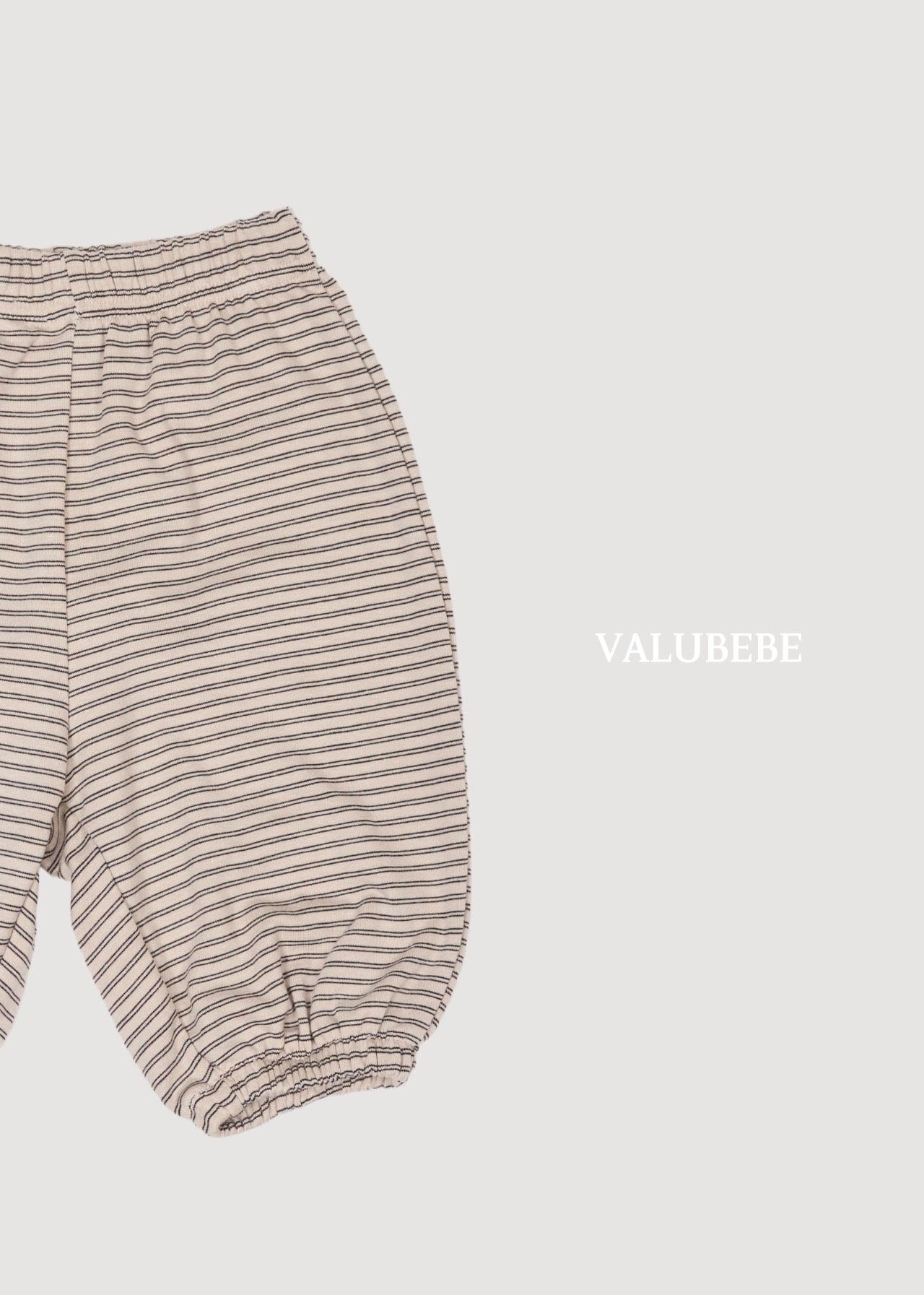 送料無料【予約】/ autumnエンボパンツ(ボーダー) /valubebe