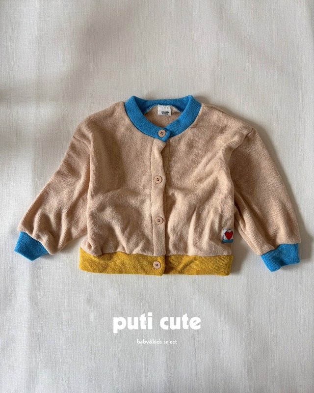 110 ꒰ 即納 ꒱  Unit color matching cardigan / middle name ⸝⋆