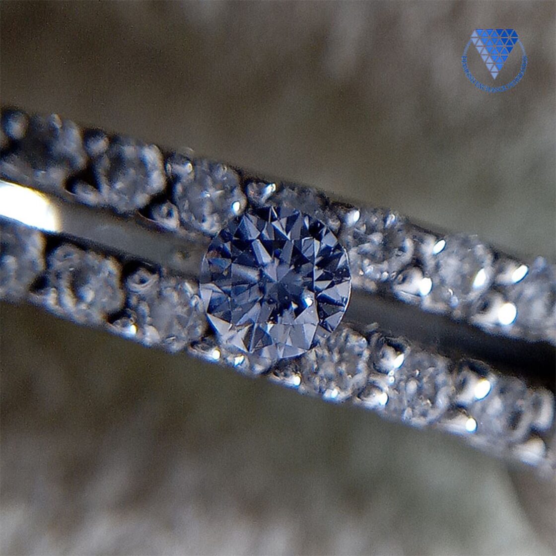 0.027 ct Fancy Gray Violet VS2 CGL 天然 ダイヤモンド ルース  