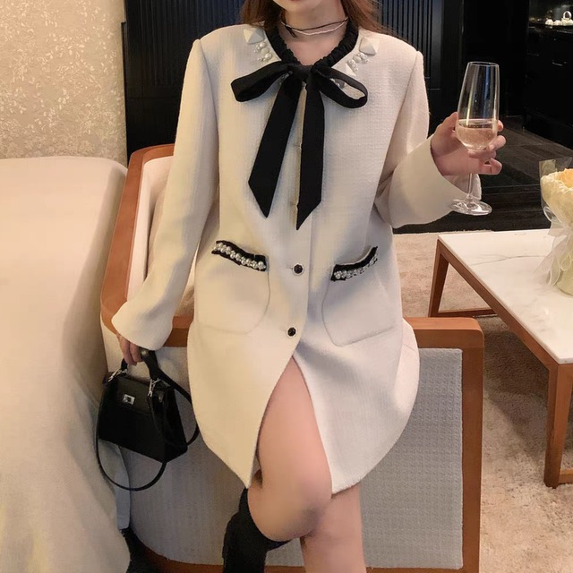 Jacket with ribbons and pearls 2609042