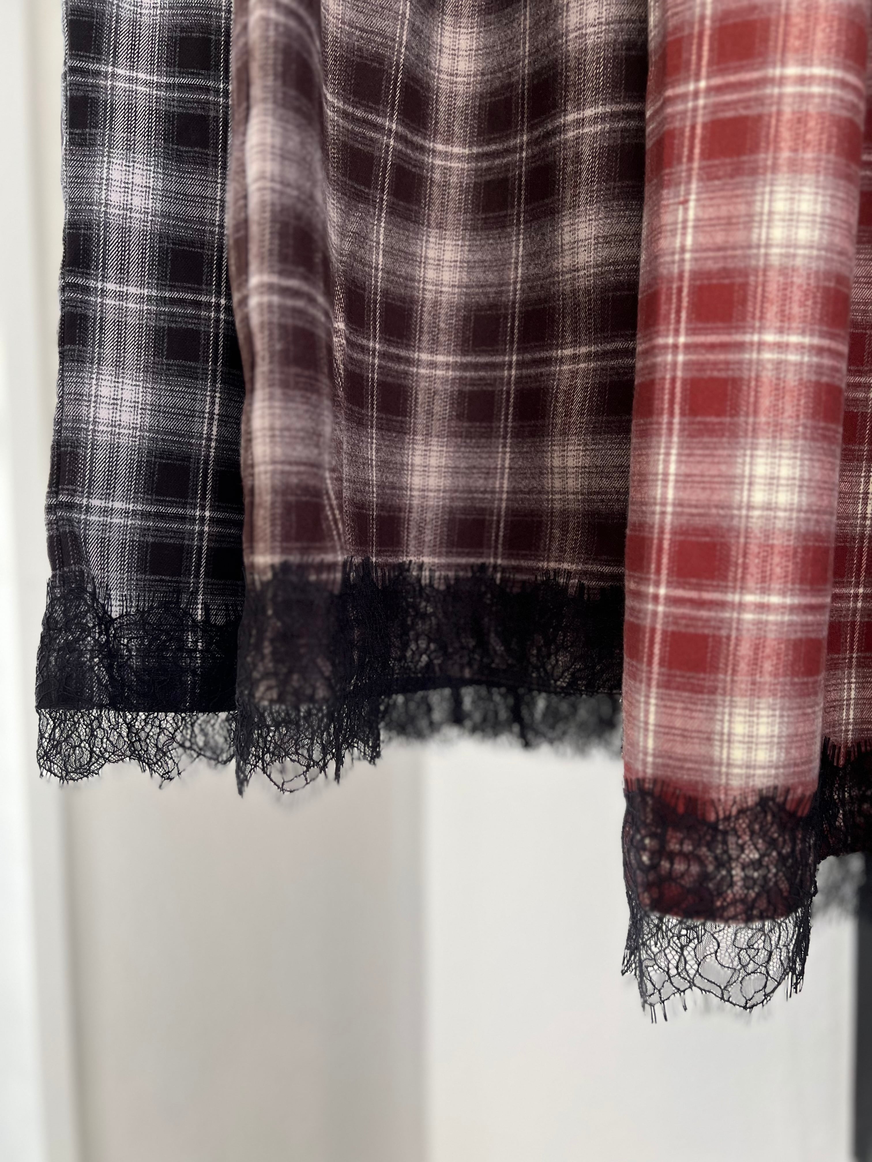 【SELECT】低身長さんオススメ⭐︎レースヘムワイドパンツ　24-0176