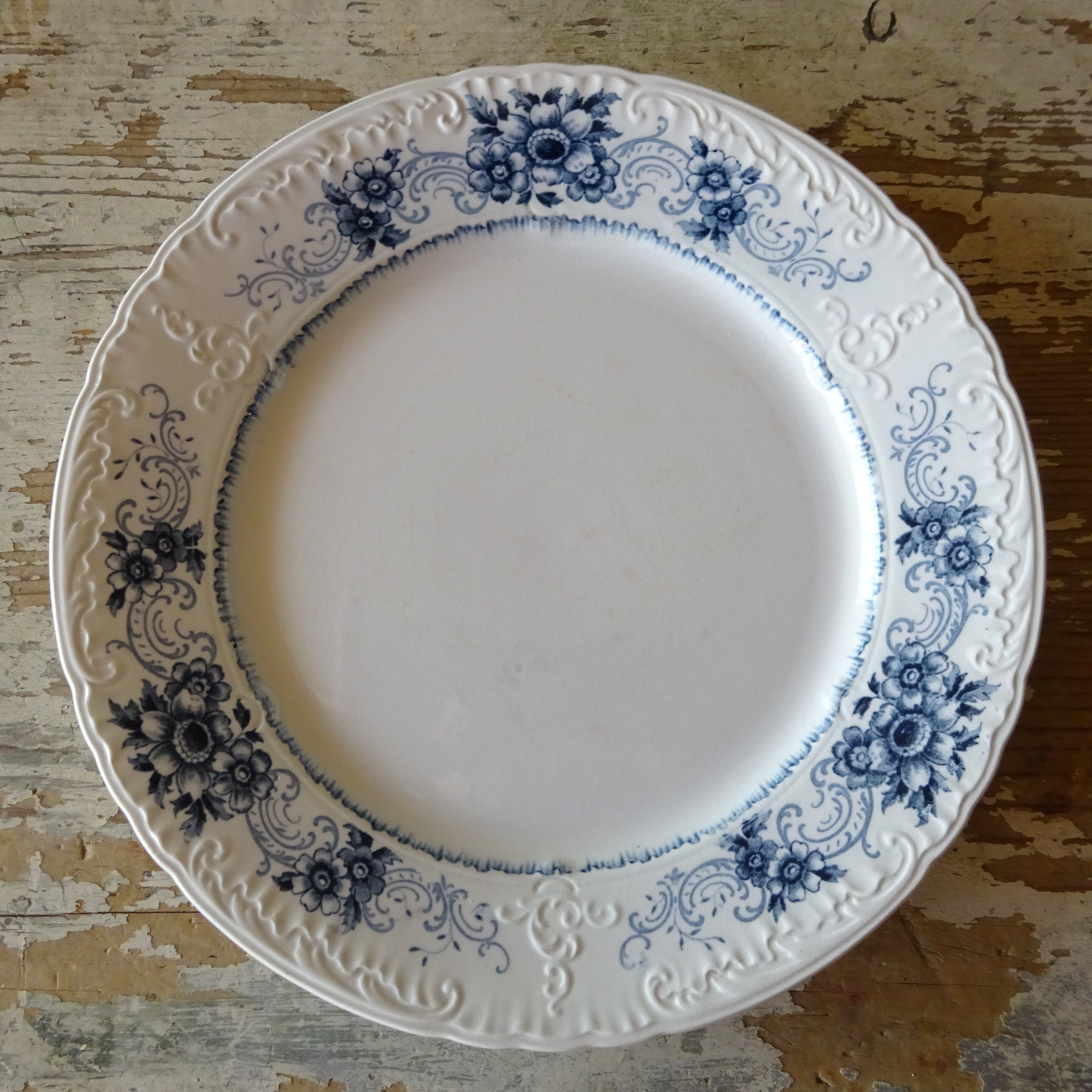 【 Nouveauté 】☆U & C SARREGUEMINES modèle《AÏDA》assiette plate (B)