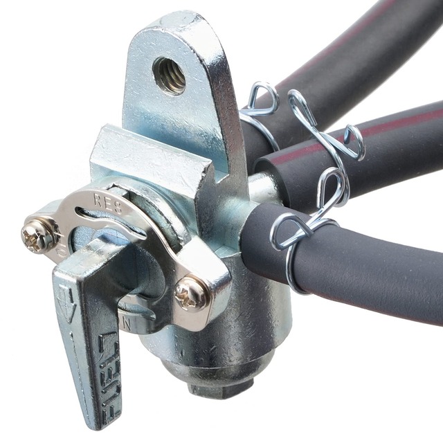 デイトナ(Daytona) バイク用 燃料コック ホース内径φ6対応 3WAYタイプ フューエルコック 39253