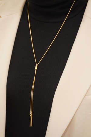 square long slide necklace