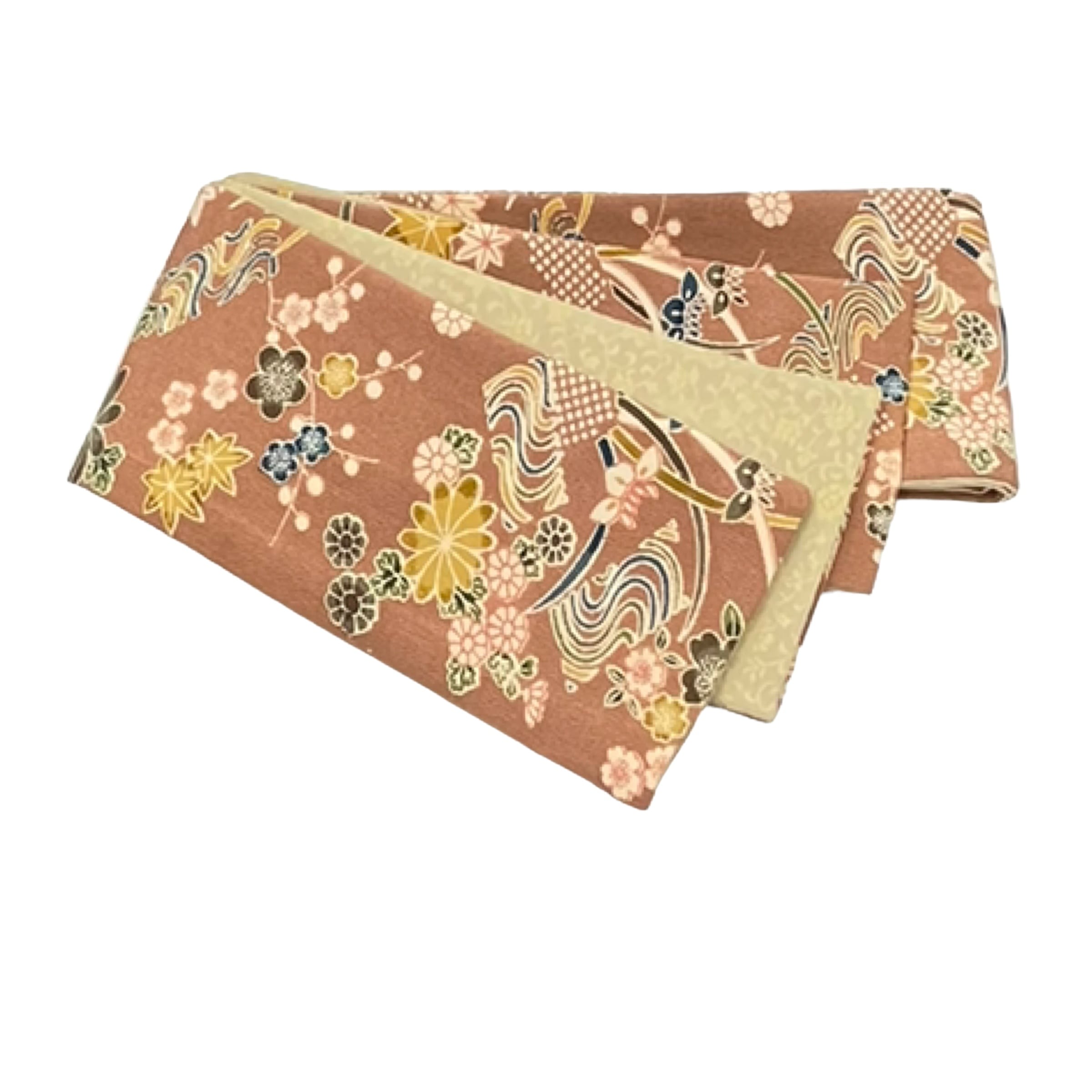 上質小紋 縞柄 縮緬 m様 熱 