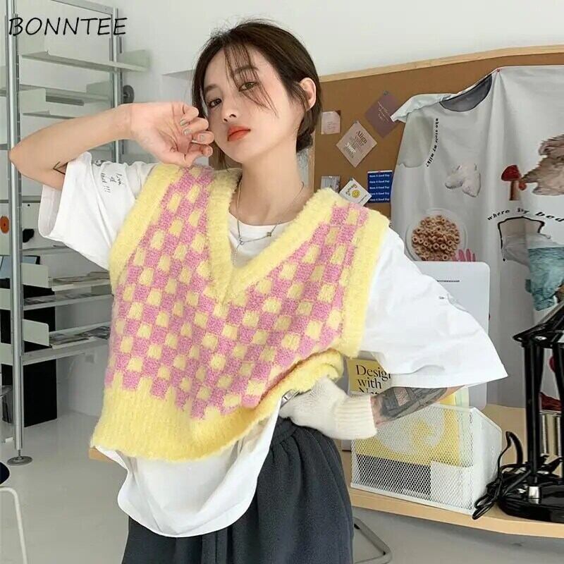 【新作】【送料無料】 女性セットチェック柄素敵な春服カレッジストリートウェア原宿トレンディな人気オールマッチカジュアル新着ホットセールイン 025228914541