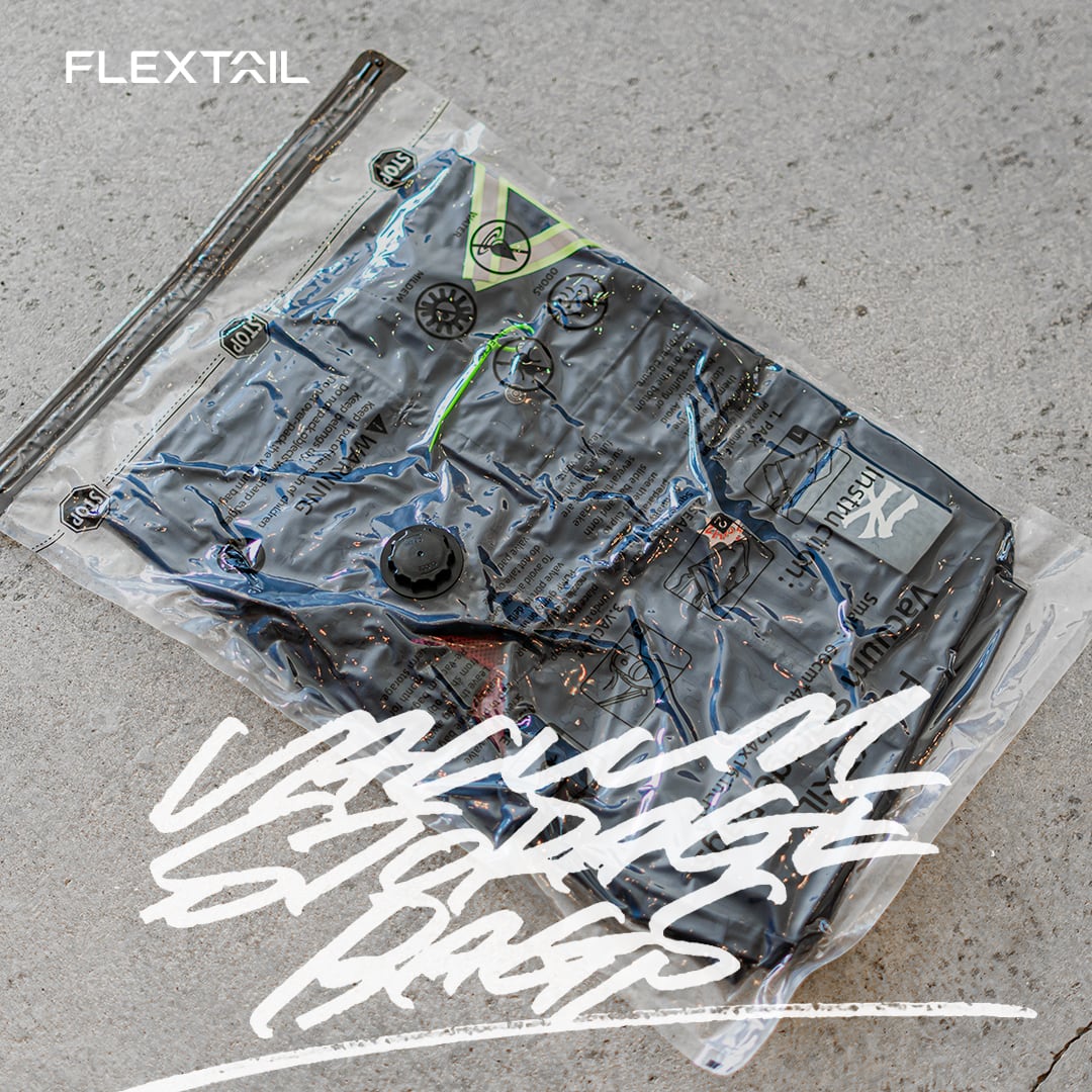 FLEXTAIL／圧縮収納袋 40*60cm 4枚セット(S) | WHATNOT HARDWEAR STORE