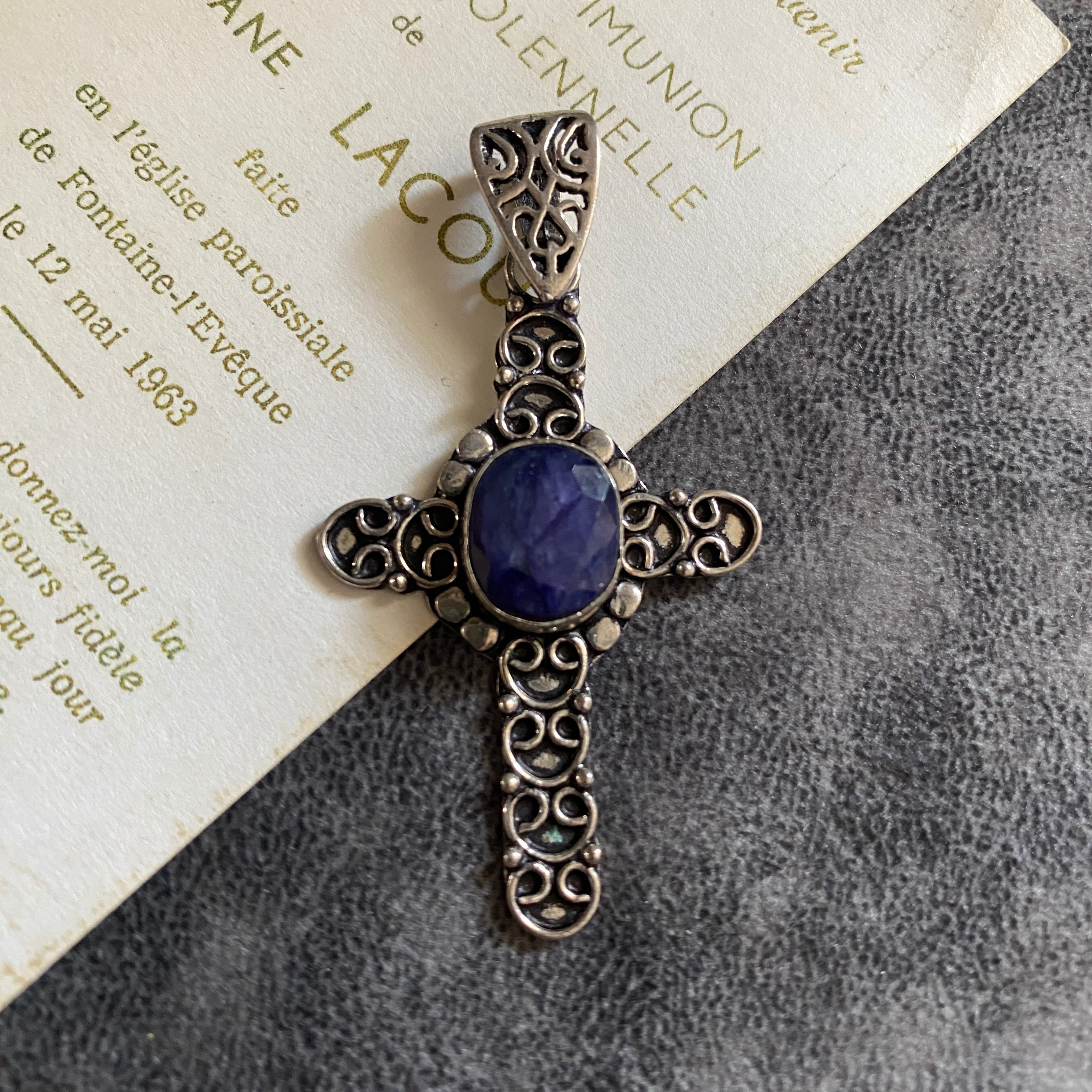 クロス | Antique medaille Mary