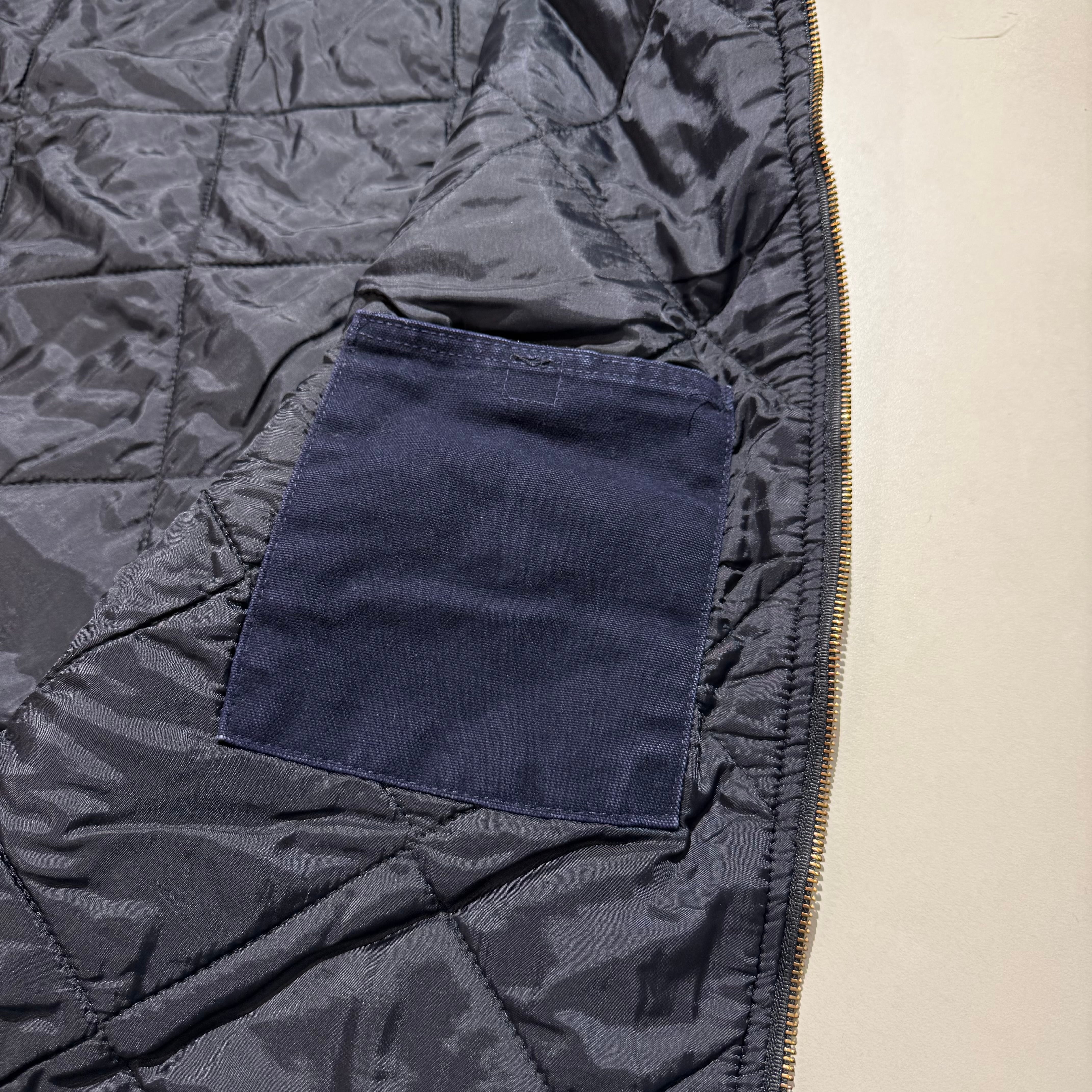 00s CARHARTT DUCK VEST NAVY | BerBerJin Yuhodo