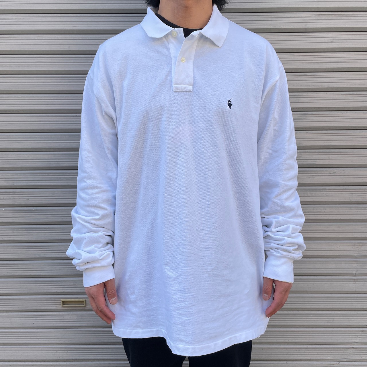 Polo by Ralph Lauren ポロバイラルフローレン 鹿の子 長袖ポロシャツ 