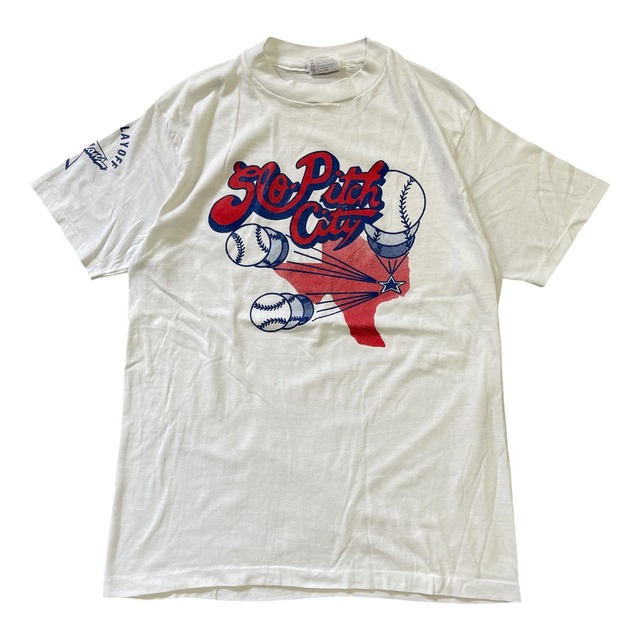 80s USA製 Slow Pitch City Tシャツ