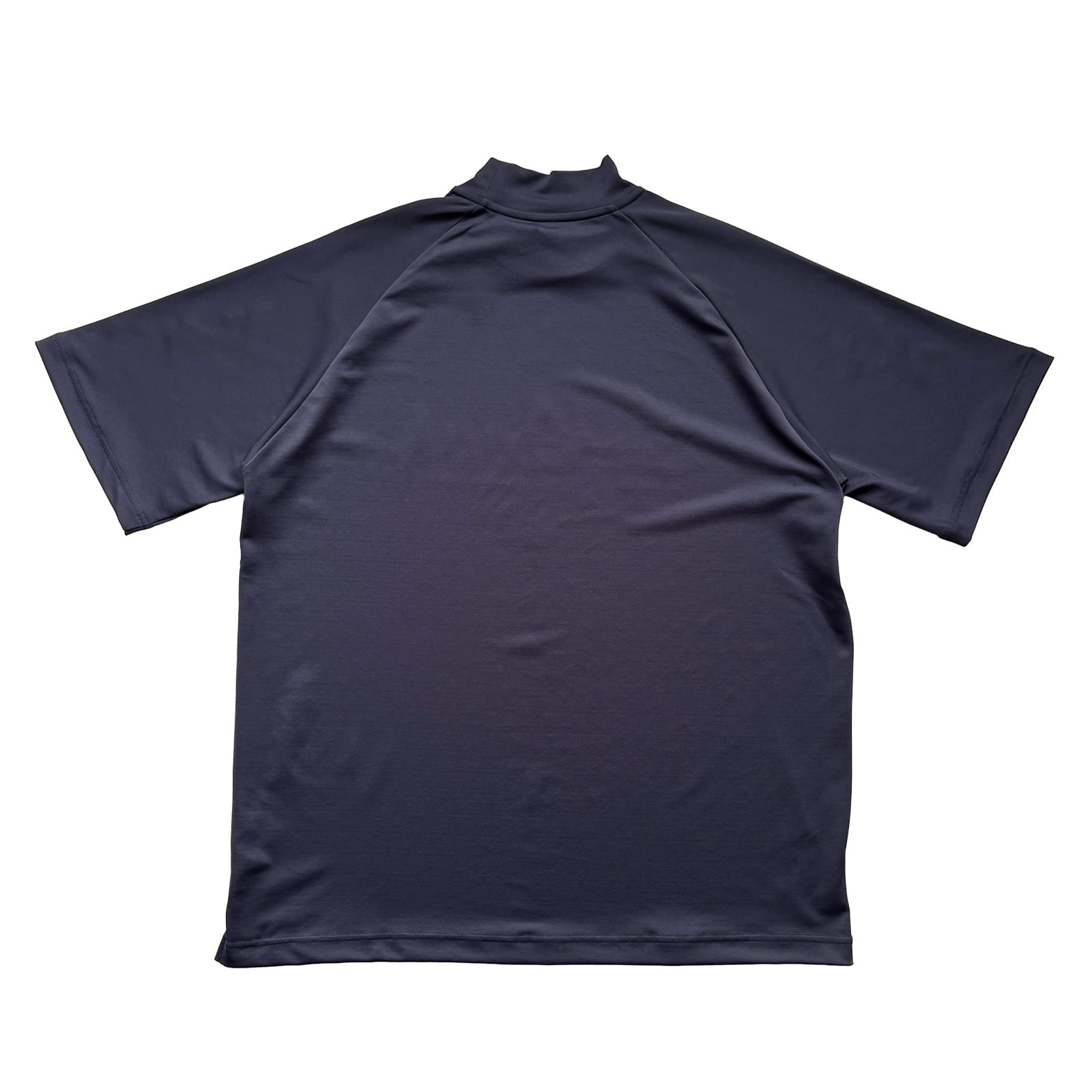 BASEBALL LOGOPRINT MOCK NECK SHIRT - NAVY - | 8G SHOOT WEBSTORE
