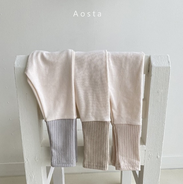 ★即納★ (ivory / 110) aosta｜mochi leggings｜もちレギンス