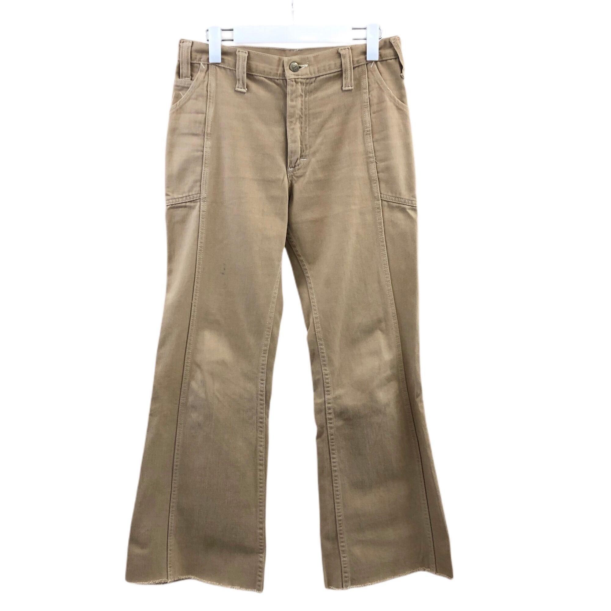 70s USA製 Lee 』 Leens コットン フレア パンツ USED 古着 vintage