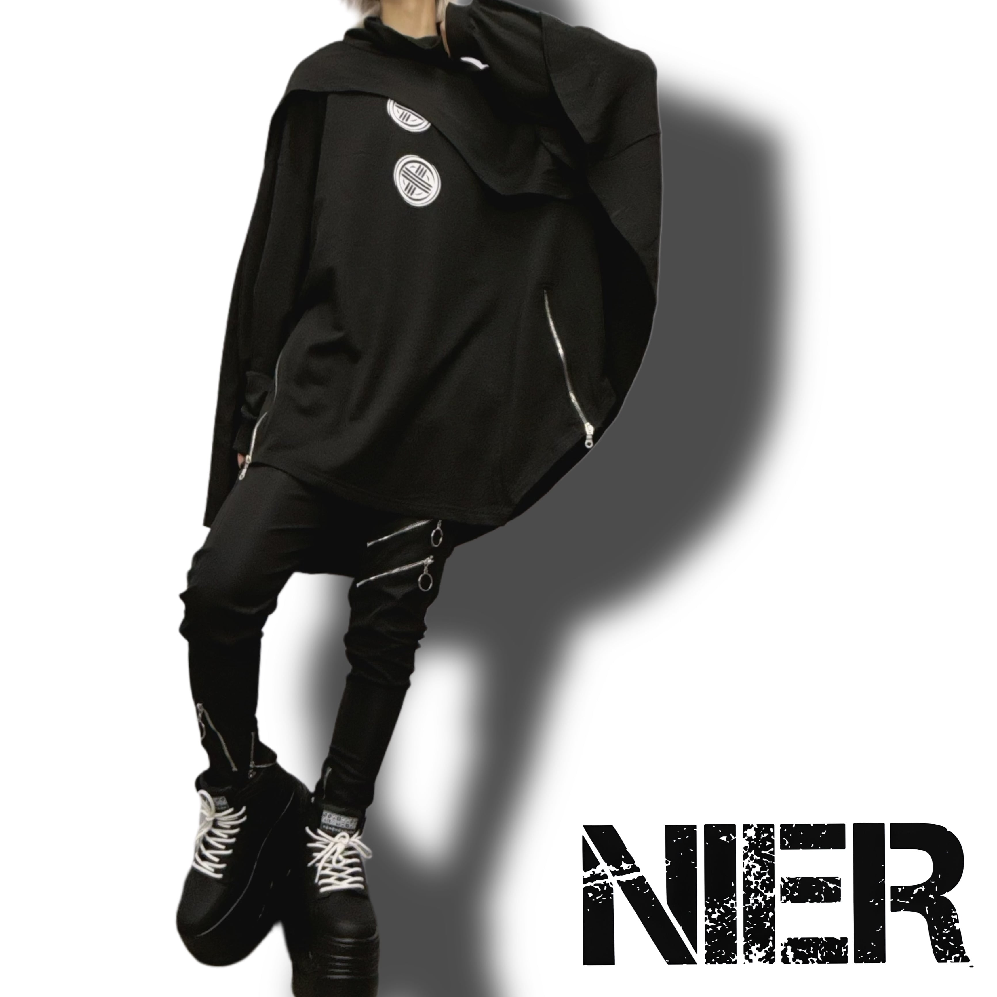 ポンチョ風UNISEX HIGH-NECK PULLOVER | NIER CLOTHING ポンチョ風UNISEX HIGH-NECK PULLOVER | NIER CLOTHING