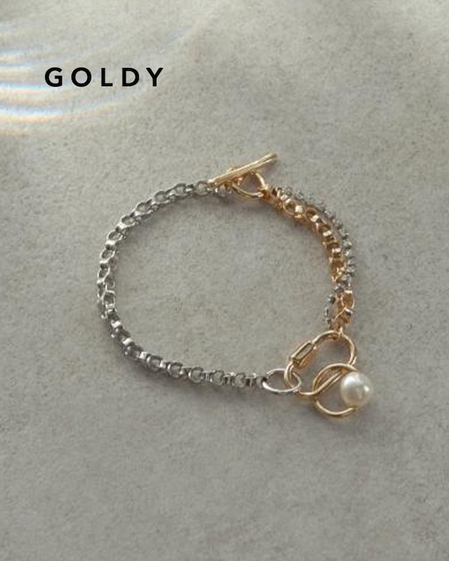 GOLDY/ゴールディ/カラビナ チェーン ブレスレット/アクセサリー/4240201【追跡可能メール便180円】