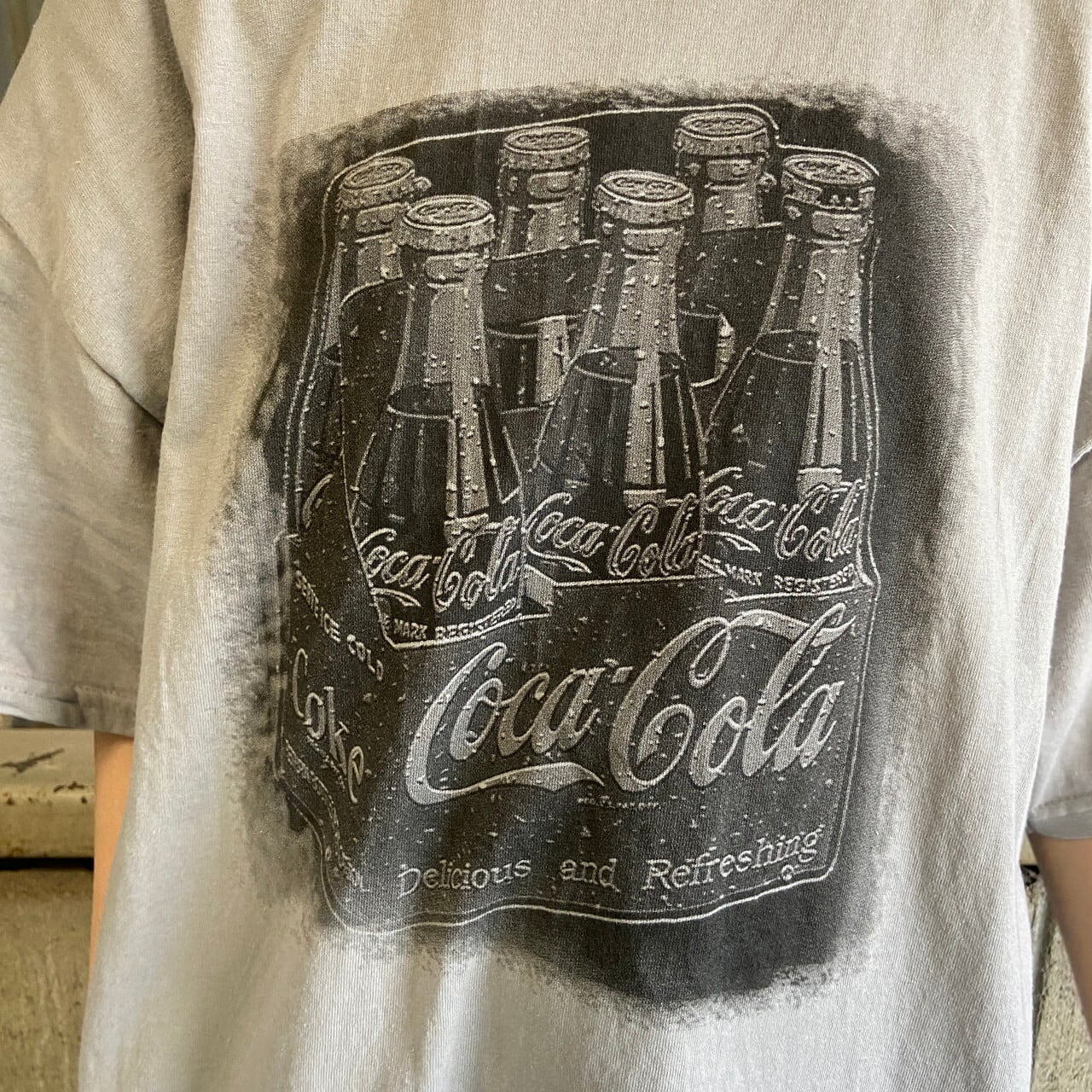 Coca-Cola コカ・コーラ アドバタイジング 企業ロゴ プリントTシャツ