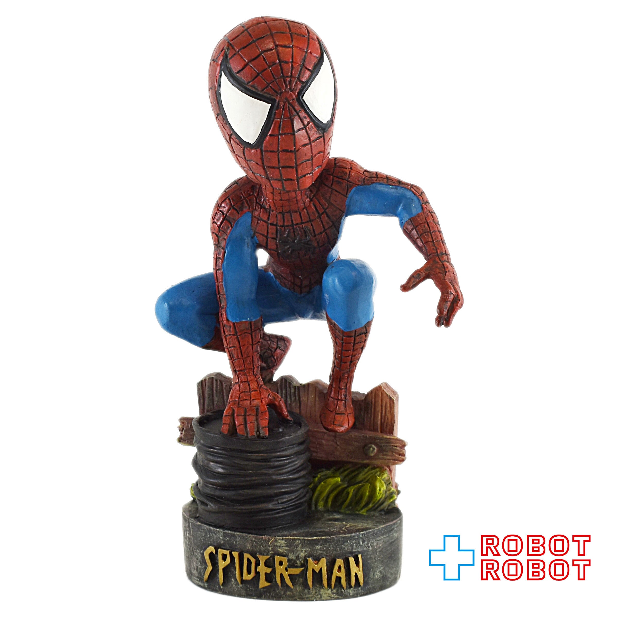 ボビングヘッド　バットマン×スパイダーマン マーベル スパイダーマン ナイアガラ 樹脂製 ボビングヘッド