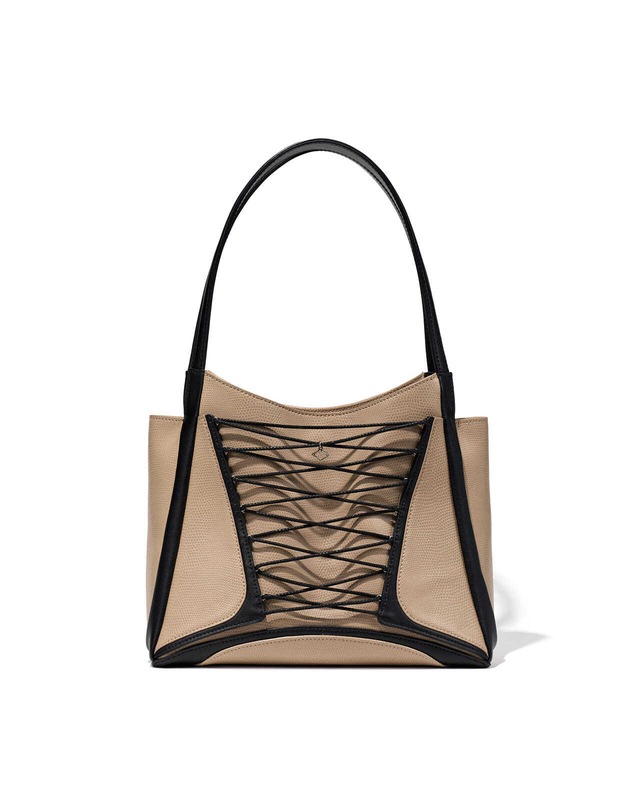 [MSCHF] CORSET CURVE SHOULDER BAG_BEIGE ミスチーフ 正規品 韓国ブランド 韓国ファッション 韓国代行 韓国通販 mischief 日本 店舗