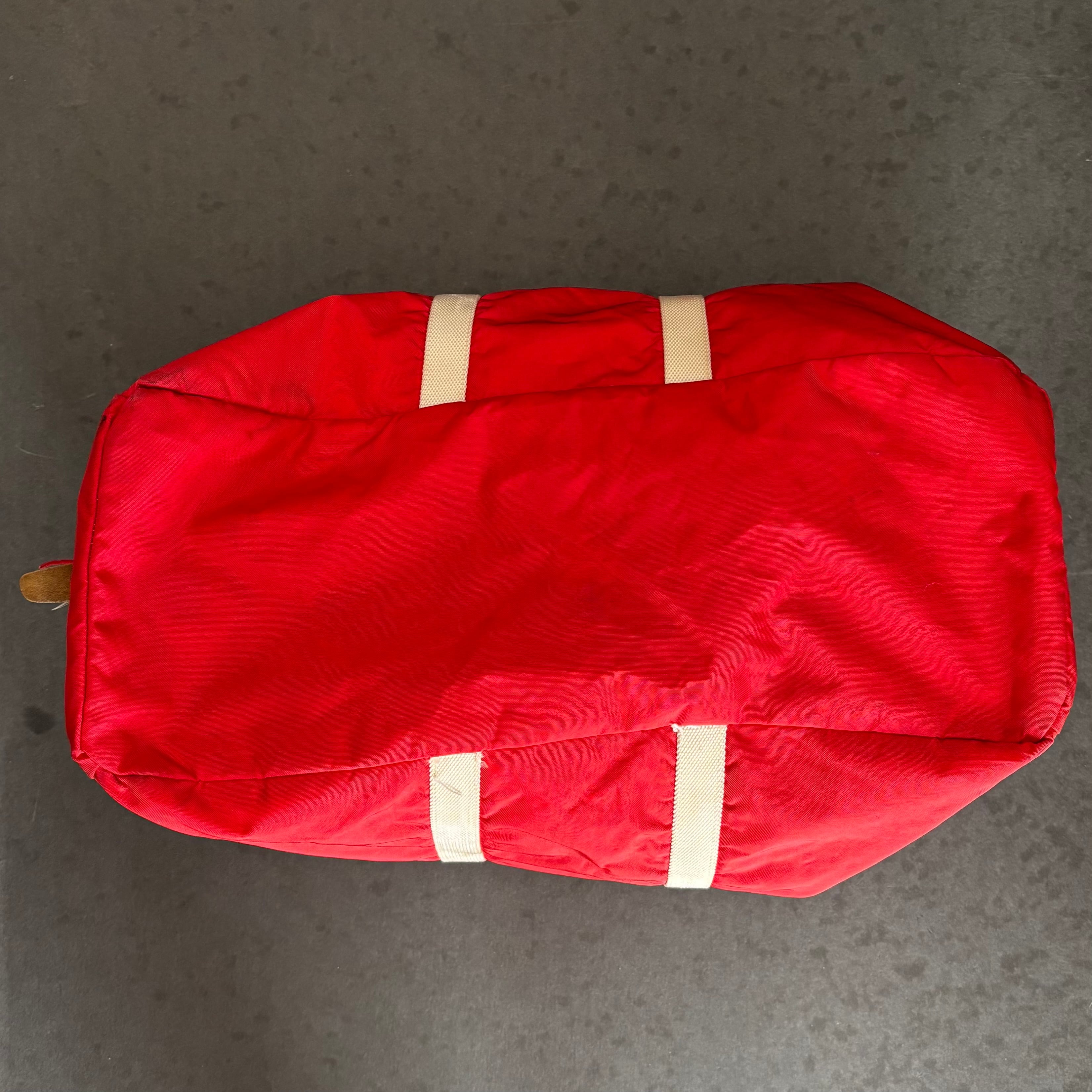 Vintage GERRY Large Red Duffle bag Made in USA | ACROSS THE RIVER