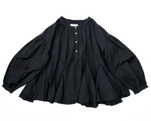 《michirico 2026AW》Frills shirts / black / F(大人)