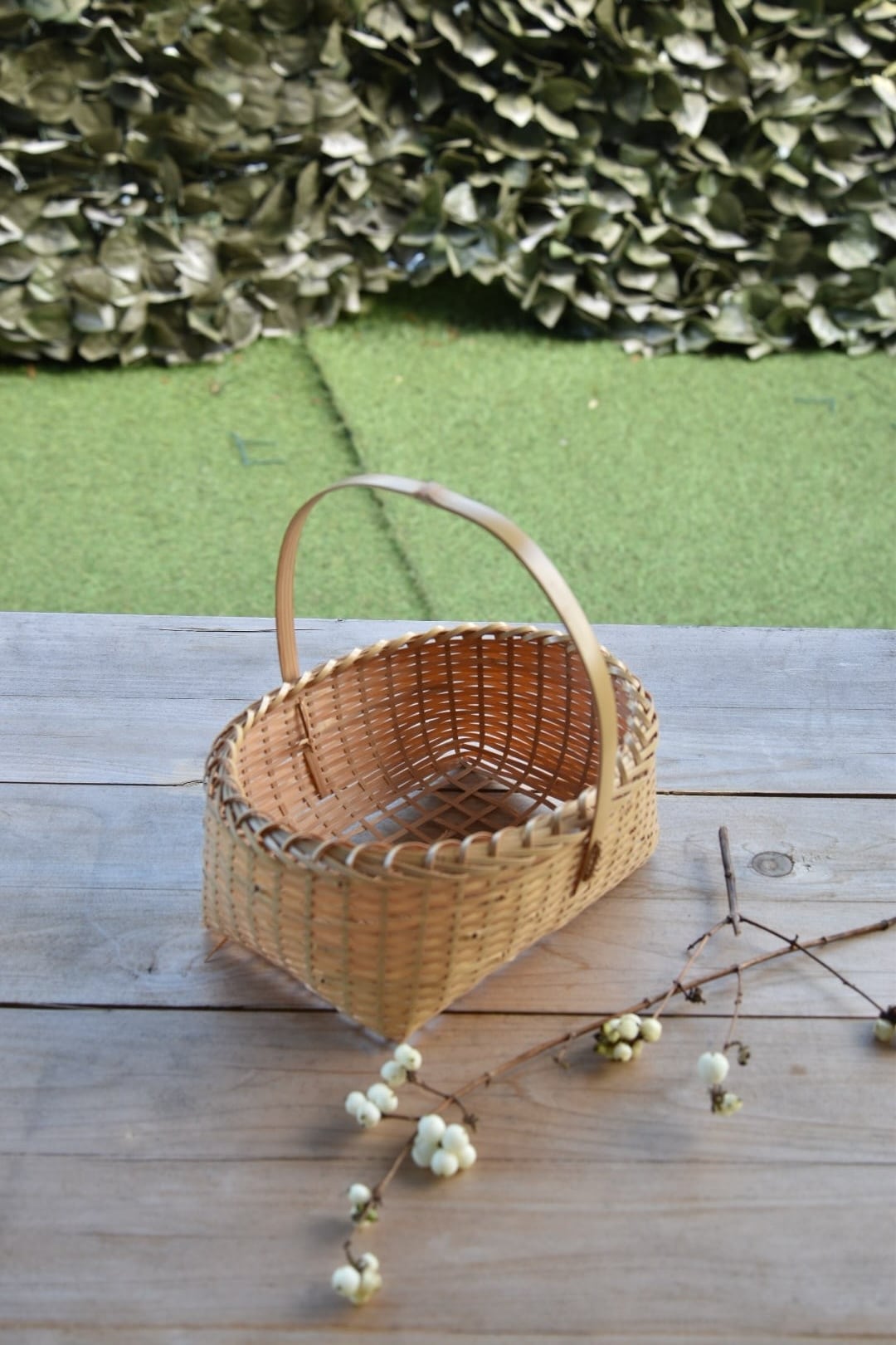 【*+様 【新品】希少 岡悠 竹製 中皿 竹芸 作家もの 手仕事 ナチュラル 岡 悠（竹） | UTSUWA KESHIKI