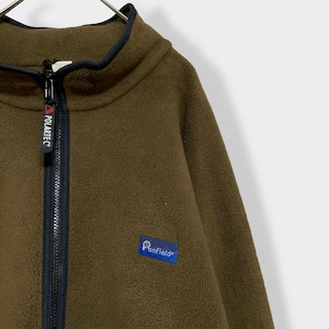 【PEN FIELD】90s USA製 ハーフジップ フリースジャケット プルオーバー POLARTEC ポーラテック X-LARGE ペンフィールド US古着