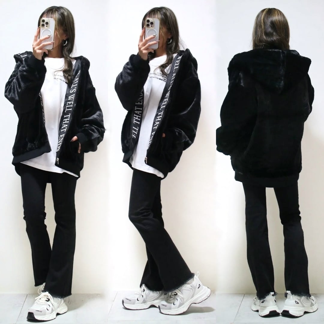 裏起毛リブフレアパンツ | YUBERRA