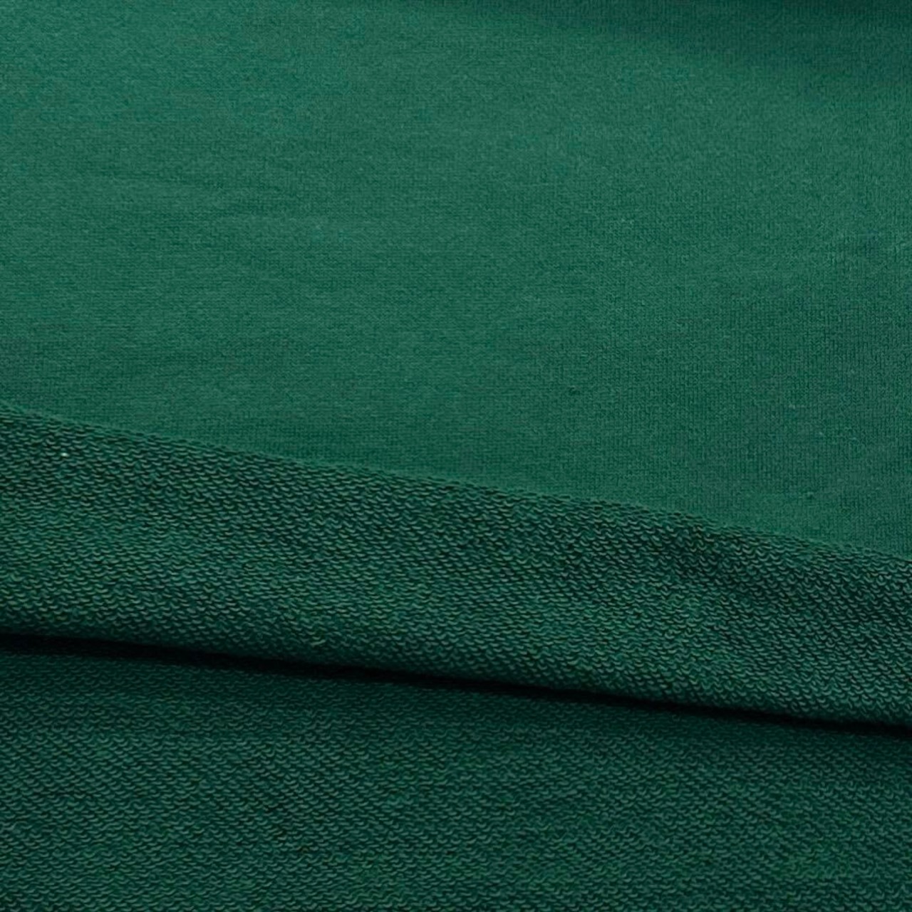 ★AM031◆1.5m◆1点限定!綿100%裏毛ニット生地◆グリーン
