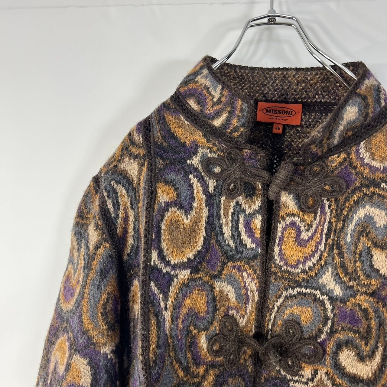 MISSONI ミッソーニ　ニットジャケット　ウール　44サイズ MISSONI - Missoni ミッソーニ ジャケット サイズ44 ニットジャケット