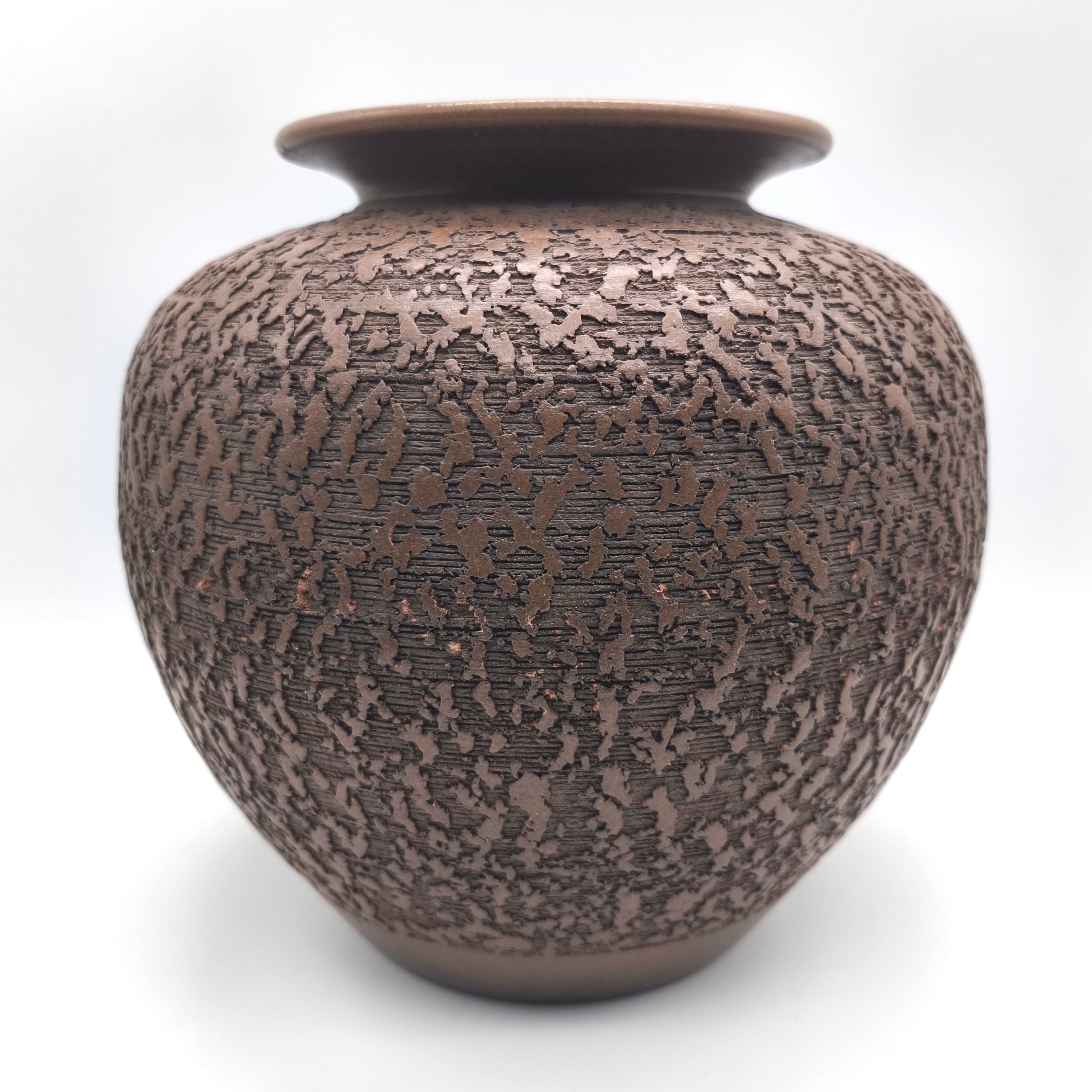 信楽焼・利山・花器・花瓶・フラワーベース・No.260312-52・梱包サイズ