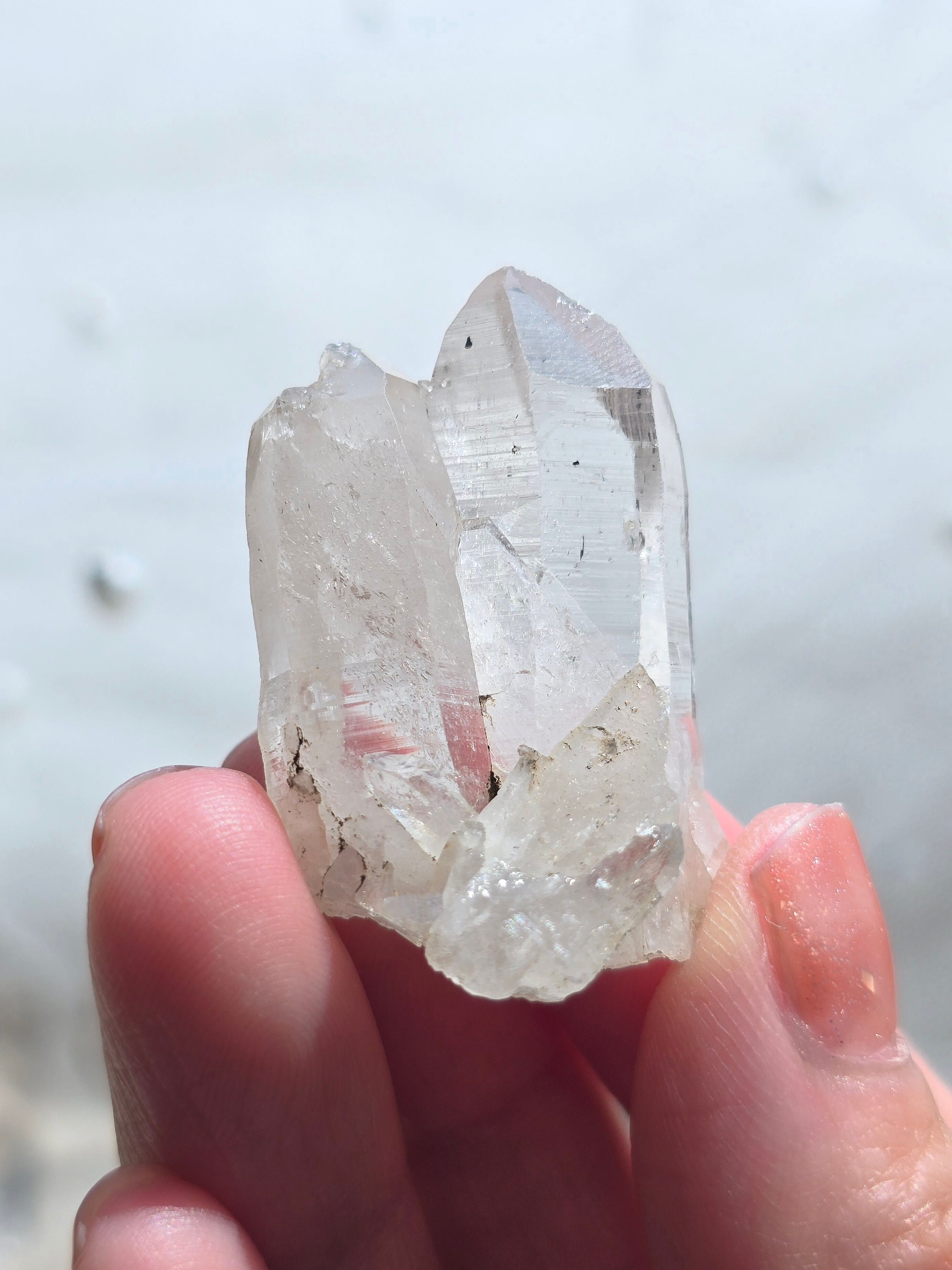 ディープピンクレムリアンシード 天然石 水晶 鉱物 一点物 クォーツ