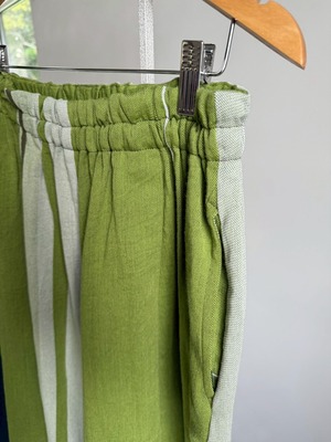 【Xさま専用】10)  ワイドパンツ ショート ポケット  コットン  GR/NV  玉木新雌 tamaki niime