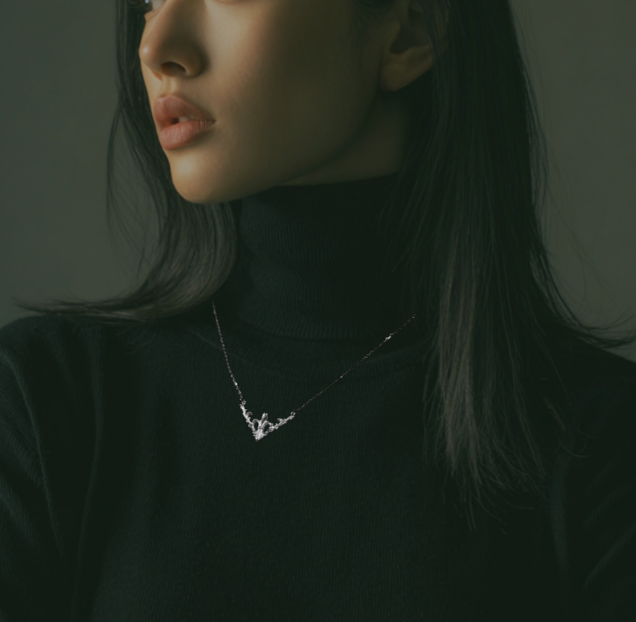 【抽選販売】「あなたを飾る」額縁ネックレス『décor』silver925 18Kgp / Rodhium