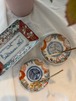 マグ様専用【kotto】オレンジトーンの祭り小皿