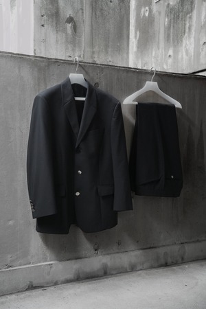 90's "Thierry Mugler" Wool Set Suit Made in ITALY