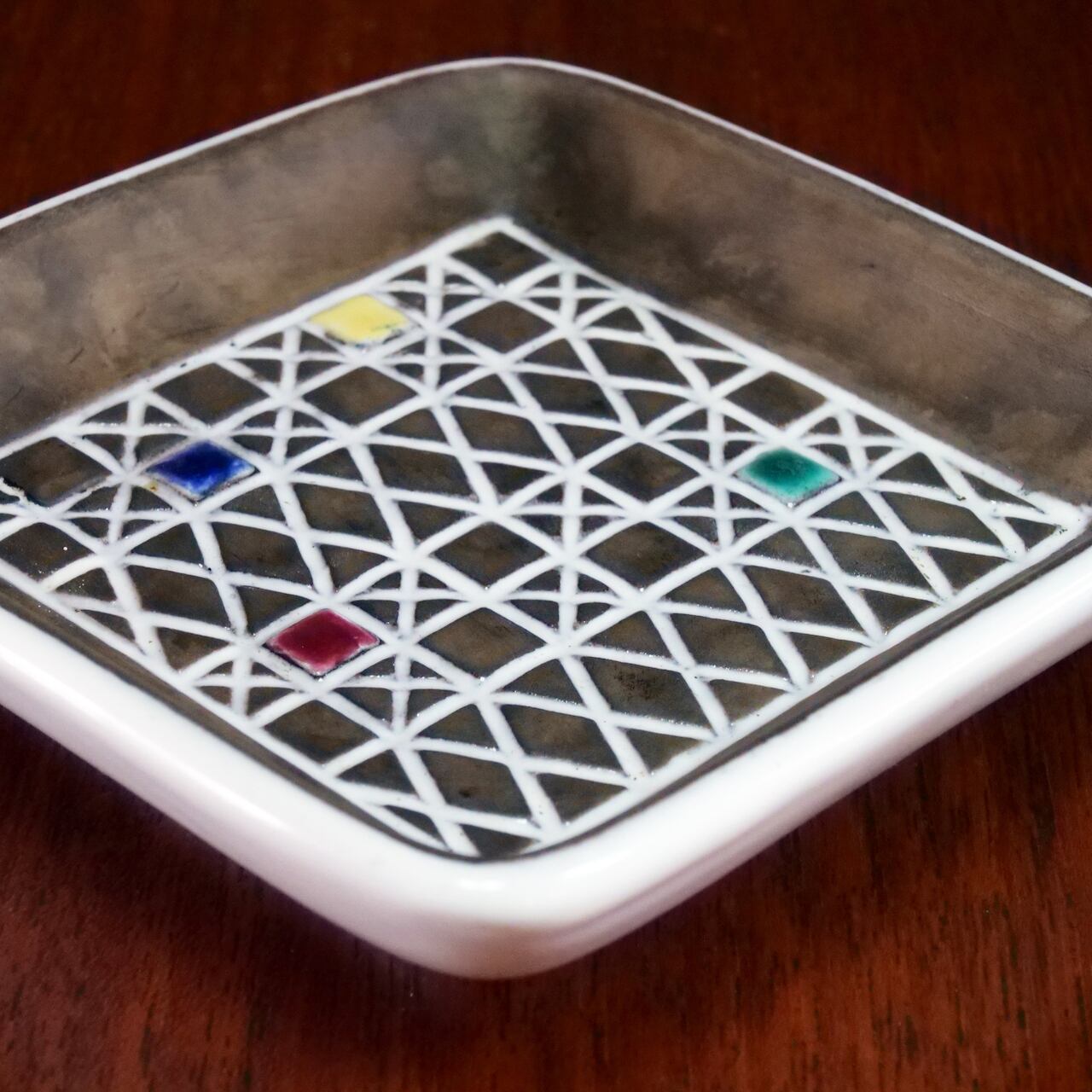 ビンテージ】 Upsala Ekeby スウェーデン フラワー プレート ウプサラ