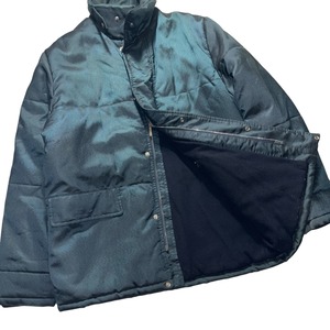 vintage HERMES iridescent color padding coverall jacket