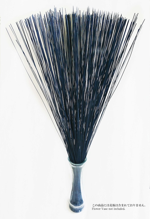 【イ草フラワー ダークブルー】Rush Grass Flower Dark Blue　70ｃｍ 登録商標　GOZA 九州物産(福岡県柳川市)