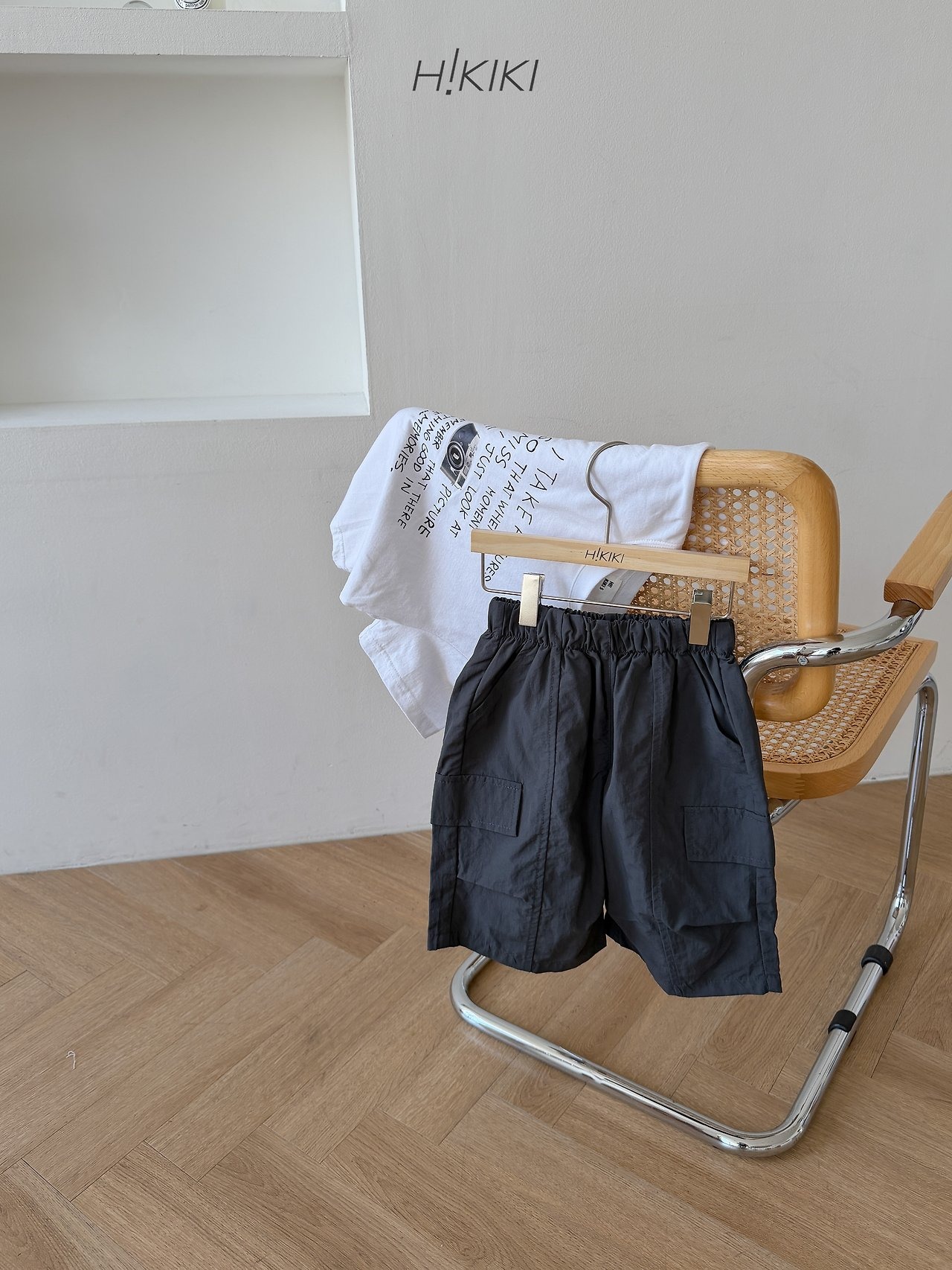 [H!KIKI] Nylon Cargo Pants / [하이키키] 나일론카고팬츠